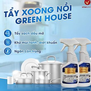 Tẩy xoong nồi Green house giá sỉ