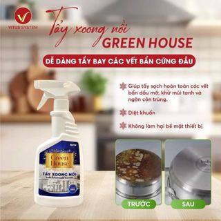 Tẩy xoong nồi Green house