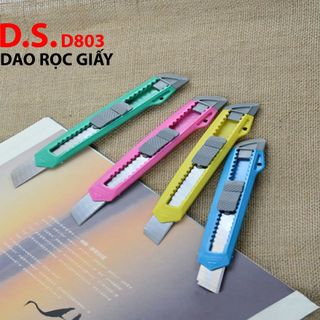 Dao rọc giấy văn phòng, cắt giấy, dao rọc bìa, rọc dây cáp điện size Nhỏ - Lớn tiện dụng
