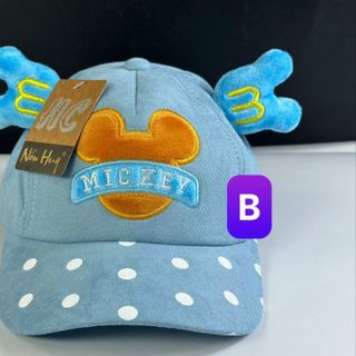 Mũ lưỡi trai trẻ em tai hình chuột mic key CQ