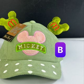 Mũ lưỡi trai trẻ em tai hình chuột mic key CQ