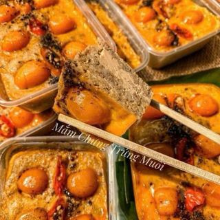 MẮM CHƯNG TRỨNG MUỐI hộp 450g (giao tphcm)