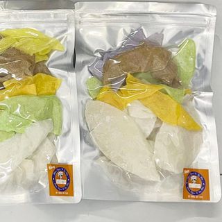 500gr Mứt dừa non trong dẻo thập cẩm vị lá dứa sầu riêng cà phê sữa tươi gấc đậu biếc