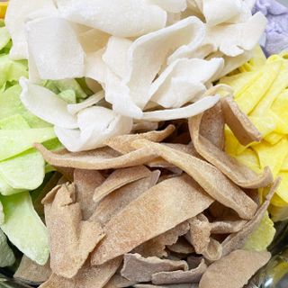 500gr Mứt dừa non trong dẻo thập cẩm vị lá dứa sầu riêng cà phê sữa tươi gấc đậu biếc