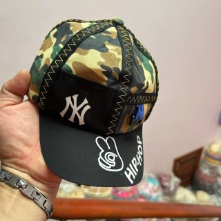 Mũ lưỡi trai trẻ em in chữ hip-hop NB