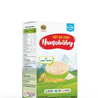BỘT ĂN DẶM HUMABABY vị GẠO THƠM