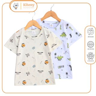 Áo phông Kiteny, áo ba lỗ Kiteny cho bé trai có cân nặng từ 13 đến 22kg, chất liệu cotton 2 chiều, thấm hút mồ hôi tốt