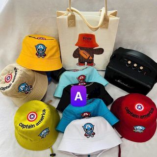 Mũ bucket trẻ em tấm khiêng hình tròn ở trên nón CQ giá sỉ