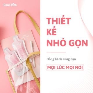 Nước Uống Collagen Peptide 3000mg Coolvita Giúp Trẻ Hóa Da, Cải Thiện Sức Khỏe Cho Tóc Móng (45ml× 7 túi)/hộp
