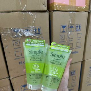Sữa rửa mặt simple chính hãng 100% Date mới 2026 
💰62k