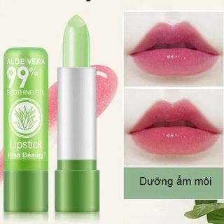 SON DƯỠNG HỒNG MÔI nha đam ALOE VERA 99% LIPSTICK PEIYEN
