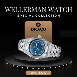 Đồng Hồ Nam - Thương Hiệu DRACO D22-DR05 “Wellerman” xanh kim loại bạc