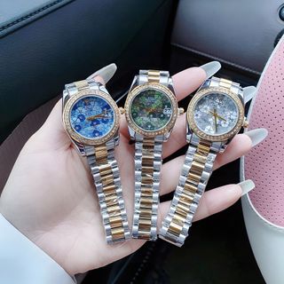 ĐỒNG HỒ NỮ TRUNG CẤP RÔ.LEX MẶT HOA