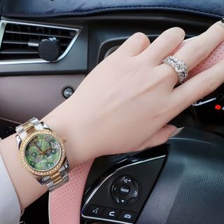 ĐỒNG HỒ NỮ TRUNG CẤP RÔ.LEX MẶT HOA