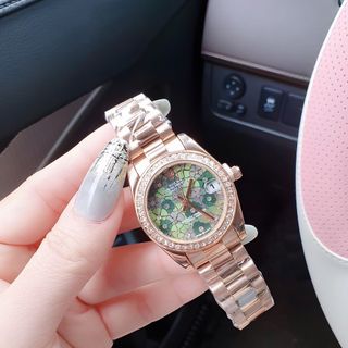 ĐỒNG HỒ NỮ TRUNG CẤP RÔ.LEX MẶT HOA