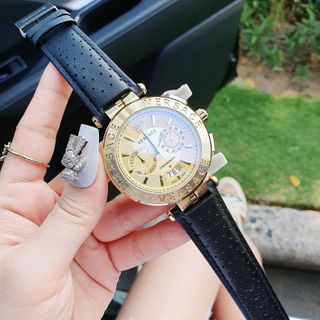 ĐỒNG HỒ NAM TRUNG CẤP VESAC.E DÂY DA ĐEN