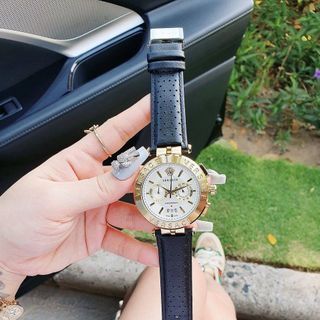 ĐỒNG HỒ NAM TRUNG CẤP VESAC.E DÂY DA ĐEN