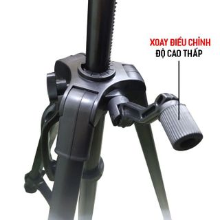 CHÂN GIÁ ĐỠ TRIPOD 3366 CAO 150cm CÓ TAY CẦM KÈM ĐẾ KẸP giá sỉ