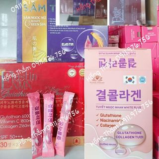 COMBO SÂM TỐ NỮ + GLUTATHIONE 60000