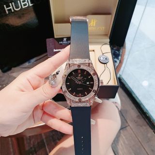 HOT SALE: ĐỒNG HỒ COUPLE THỜI TRANG HUB 2 VIỀN HỘT 1