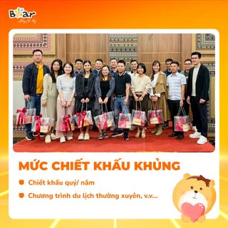 Tuyển nhà phân phối, đại lý, cộng tác viên cho nhãn hàng gia dụng thông minh Bear