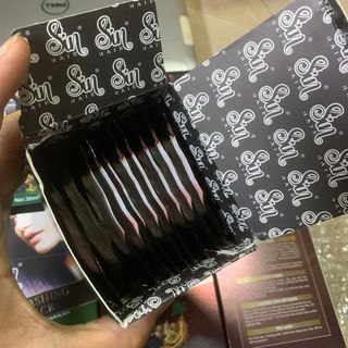 Hộp 10 Gói Dầu Gội Phủ Bạc SIN HAIR 30ml (Nâu ,Đen)