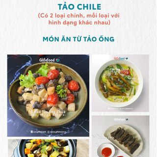 Tảo biển chile túi zip 500g