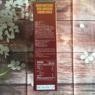 Nước hồng sâm nhung hươu Gold Hàn Quốc – Deer Antlers Red Ginseng Liquid Gold