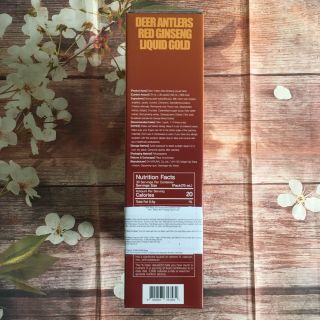 Nước hồng sâm nhung hươu Gold Hàn Quốc – Deer Antlers Red Ginseng Liquid Gold