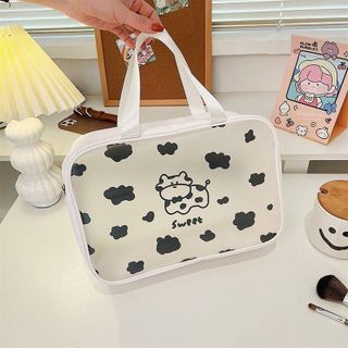 Túi đựng mỹ phẩm PVC chống thấm size đại 31x20x10cm