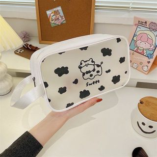 Túi đựng mỹ phẩm PVC chống thấm size trung 25x14x9.5cm