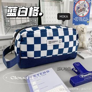 Túi đựng bút caro new currents sức chứa lớn