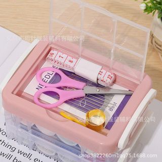 Hộp bộ dung cụ kim chỉ 2 tầng