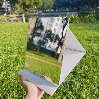 Gương để bàn da full màn- size 15x22.5cm