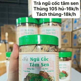 Trà ngũ cốc tâm sen (Thùng 140 hủ) giá sỉ