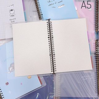 Sổ A5 còng sắt phân trang (60 tờ)