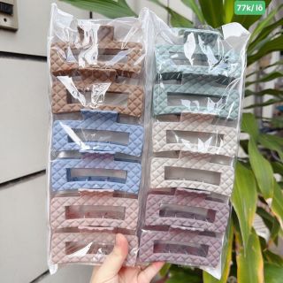 Cào tóc, kẹp tóc chữ nhật 13cm lố 12 cái