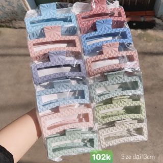 Cào tóc, kẹp tóc chữ nhật 13cm lố 12 cái