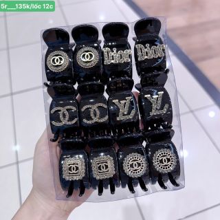 Kẹp tóc, gấp tóc 3 răng, 5r đá hiệu lố 12
