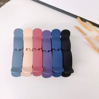 Kẹp tóc, gấp tóc 3 răng, 5 răng nhám màu lố 12 cái