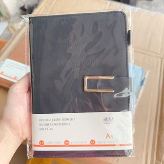 Sổ bìa da A5 200tr có gài