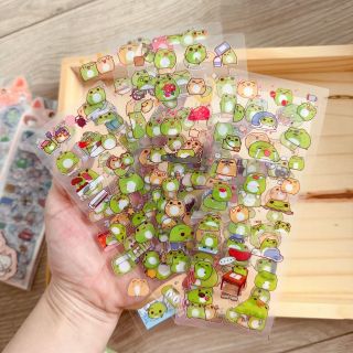 Sticker 10 tấm thú Pet planet (mix mẫu)