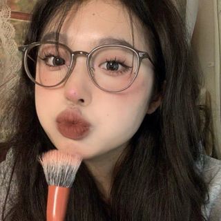 Mắt kính thời trang kính gọng sắt cánh chim