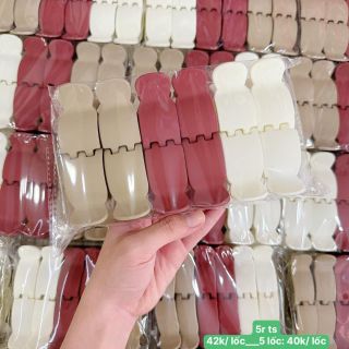 Kẹp tóc, gấp tóc 3 răng, 5 răng trà sữa lố 12 cái