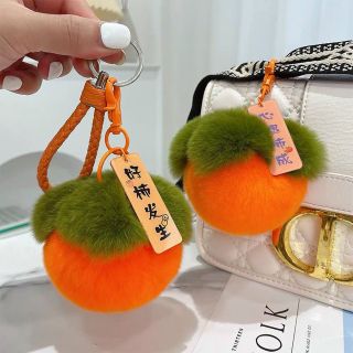 MÓC KHÓA QUẢ ĐÀO LÔNG