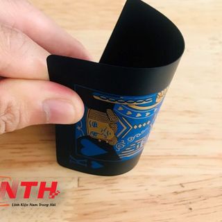 BỘ BÀI TÂY BẰNG NHỰA PVC NỀN ĐEN