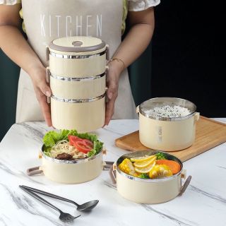 Cặp lồnggiữ nhiệt inox 3 ngăn