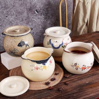 Hũ gốm đựng mỡ