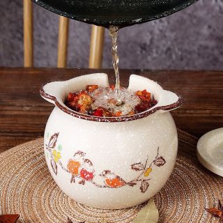 Hũ gốm đựng mỡ