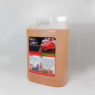 Nước rửa xe bọt tuyết siêu bóng, tạo hiệu ứng lá sen Topco chống bám nước sơn xe 5 lít